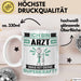 Arzt Tasse Geschenk für Arzt Geburtstag Lustiger Spruch Kaffee-Becher Was Ist Deine Superkraft Weiß Trendation