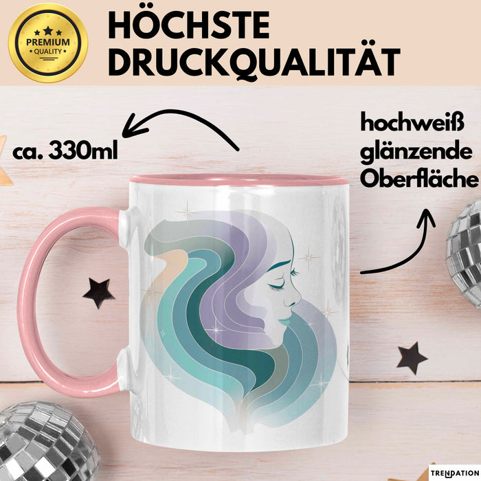 Achtsamkeitsexperte Tasse Geschenkidee für Zen Begleiter Rosa Trendation