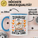 Ente Tier Tasse Geschenk Lustige Geschenkidee Spruch Zuhause Ist Wo Meine Enten Sind Blau Trendation