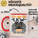 Lkw Fahrer Trucker Tasse Geschenk Lustige Geschenkidee Spruch Ich Bin Ein Lkw Fahrender Opa Rot Trendation