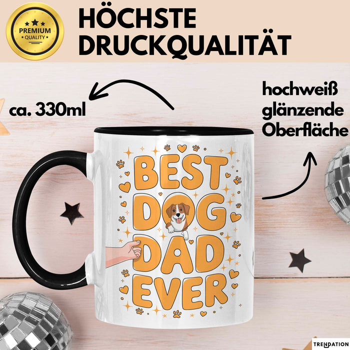Hunde Papa Tasse Geschenk Lustige Geschenkidee Spruch Für Hunde Eltern Trendation