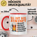 Biertrinker Tasse Geschenk Lustige Geschenkidee Spruch 5G Ist Die Zukunft Rot Trendation