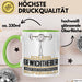 Gewichtheber Geschenk Tasse Ich Bin Gewichtheber Aber Sag Doch Einfach Superheld Lustige Geschenkdiee für Gewichtheber Kaffee-Becher Grün Trendation