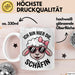 Schaf Tier Bauer Tasse Becher Geschenk Lustige Geschenkidee Spruch Ich Bin Hier Die Schäffin Weiß Trendation
