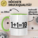 Informatik Softwareprogrammierer Tasse Geschenk Lustige Geschenkidee Spruch Grün Trendation