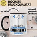 Dirigent Geschenk Tasse So Gut Kann Nur Ein Dirigent Aussehen Geschenkidee Kaffee-Becher Schwarz Trendation