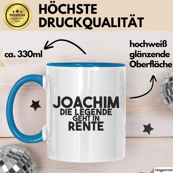 Joachim Tasse Joachim – Die Legende Geht In Rente Geschenk