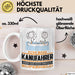 Kanufahrer Geschenk Tasse Ich Bin Kanufahrer Aber Sag Doch Einfach Superheld Lustige Geschenkdiee für Kanufahrer Kaffee-Becher Weiß Trendation