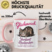 Schüler Abschluss Tasse Geschenk Lustige Geschenkidee Spruch Glückwunsch Verdient Bestanden Rosa Trendation