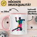 Handballspieler Tasse Geschenk Lustige Geschenkidee Spruch Rosa Trendation
