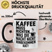 Kaffeeliebhaber Tasse Geschenk Lustige Geschenkidee Spruch Kaffee Muss Richten, Was Die Nacht Nicht Hinbekommen Hat Schwarz Trendation