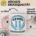 11. Geburtstag Gamer Tasse Geschenk Level 11 Freigeschaltet Rosa Trendation