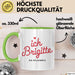 Brigitte Tasse Geschenk Ich Bin Vollkommen Brigitte Geschenkidee Geburtstag Grün Trendation