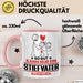 Stiefvater Geschenk Tasse So Gut Kann Nur Ein Stiefvater Aussehen Geschenkidee Kaffee-Becher Rosa Trendation