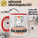 Halbbruder Geschenk Tasse So Gut Kann Nur Ein Halbbruder Aussehen Geschenkidee Kaffee-Becher Rot Trendation