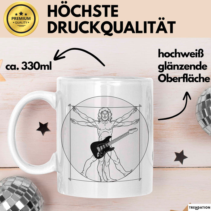Musikliebhaber Musiker Tasse Geschenk Lustige Geschenkidee Spruch Weiß Trendation