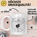 Musikliebhaber Musiker Tasse Geschenk Lustige Geschenkidee Spruch Weiß Trendation