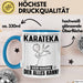 Karateka Tasse Geschenk für Karateka Der Mann Der Alles Kann Geschenkidee zum Geburtstag Blau Trendation