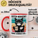 Sarkastische Katzen Tasse Geschenk Lustige Geschenkidee Spruch Guten Morgen? Ganz Dünnes Eis Rot Trendation