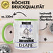 DJane Tasse Geschenk Becher Stark Attraktiv Furchtlos DJane Lustige Geschenkidee Grün Trendation