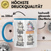 Arzt Einhorn Tasse Geschenk Lustige Geschenkidee Spruch Medizinische Fachangestellte Blau Trendation