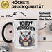 Sarkastischer Sarkasmus Introvertierter Tasse Geschenk Lustige Geschenkidee Spruch Igitt Menschen Schwarz Trendation