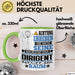 Dirigent Geschenk Tasse Lustiger Spruch Erheben Sie Sich Der Dirigent Betritt den Raum Grün Trendation