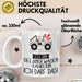 Geschenk für Geländewagenfahrerin Tasse Lustige Geschenkidee Geburtstag Ich Bin Geländewagenfahrerin Ich Darf Das Weiß Trendation