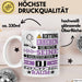 DJ Geschenk Tasse Lustiger Spruch Erheben Sie Sich Der DJ Betritt den Raum Weiß Trendation