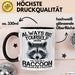 Waschbär Tier Tasse Geschenk Lustige Geschenkidee Spruch Always Be Yourself Trendation
