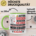 Musikliebhaber Geschenk Tasse Lustiger Spruch Erheben Sie Sich Der Musikliebhaber Betritt den Raum Grün Trendation