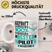 Pilot Geschenk Lustiger Spruch für Pilot Geschenkidee Bester Pilot Der Welt Weiß Trendation