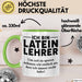 Lateinlehrer Unterricht Tasse Geschenk Lustige Geschenkidee Spruch Ich Bin Latein Lehrer Grün Trendation