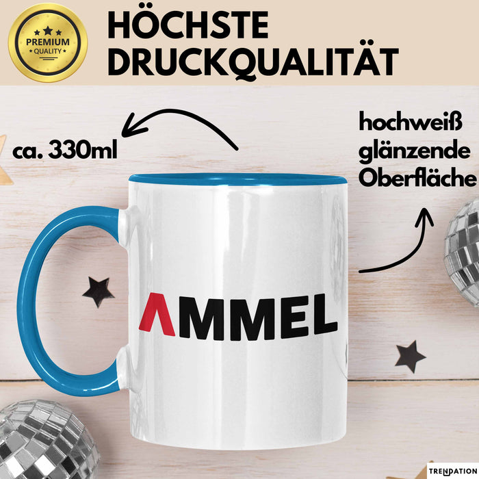 Mathematiklehrer Unterricht Tasse Geschenk Lustige Geschenkidee Spruch Πmmel Blau Trendation