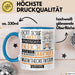 Musiktheoretikerin Geschenk Becher Tasse Gott Schuf Alle Menschen Gleich Nur Die Besten Durfeten Musiktheoretikerin Werden Geschenkidee Lustig Blau Trendation