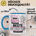 Beste Katzensitterin Der Welt Tasse Geschenk für Eine Katzensitterin Geprüft Und Sicher Geschenkidee Geburtstag Weihnachten Blau Trendation