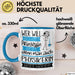 Physikerin Tasse Geschenk Spruch Wer Will Schon Prinzessin Sein Wenn Man Auch Physikerin Sein Kann Blau Trendation
