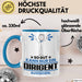 Dirigent Geschenk Tasse So Gut Kann Nur Ein Dirigent Aussehen Geschenkidee Kaffee-Becher Blau Trendation