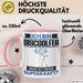 Discgolfer Tasse Geschenk für Discgolfer Geburtstag Lustiger Spruch Kaffee-Becher Was Ist Deine Superkraft Rosa Trendation