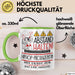Hiphop-Produzentin Tasse Geschenk Lustig Abstand Halten Hochleistungs-Hiphop-Produzentin Mit Drang Zur Perfektion Bei Der Arbeit Grün Trendation