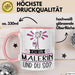 Malerin Tasse Geschenk Ich Bin Malerin Und Du So Geschenkidee Lustiger Spruch Becher Rosa Trendation