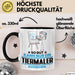 Tiermaler Geschenk Tasse So Gut Kann Nur Ein Tiermaler Aussehen Geschenkidee Kaffee-Becher Schwarz Trendation