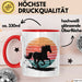 Reiter Tasse Geschenkidee Reitsport Enthusiast Geschenkidee Lustig Rot Trendation