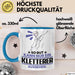 Kletterer Geschenk Tasse So Gut Kann Nur Ein Kletterer Aussehen Geschenkidee Kaffee-Becher Blau Trendation