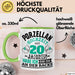 Pozellanhochzeit Tasse Geschenk Dornenhochzeit Geschenkidee Ehemann Ehefrau 20 Jahre Becher Grün Trendation
