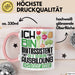 Diätassistent Ausbildung Tasse Geschenk Ich Bin Diätassistent In Der Ausbildung Ich Darf Das Geschenkidee Spruch Rosa Trendation