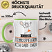 Geschenk für Tennisspielerin Tasse Lustige Geschenkidee Geburtstag Ich Bin Tennisspielerin Ich Darf Das Grün Trendation