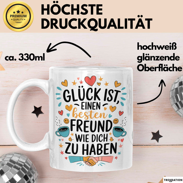Beste Freundin Tasse Geschenkidee Eine Beste Freundin Weiß Trendation