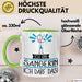 Geschenk für Sängerin Tasse Lustige Geschenkidee Geburtstag Ich Bin Sängerin Ich Darf Das Grün Trendation