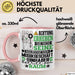 Musikgeschäftsinhaber Geschenk Tasse Lustiger Spruch Erheben Sie Sich Der Musikgeschäftsinhaber Betritt den Raum Rosa Trendation